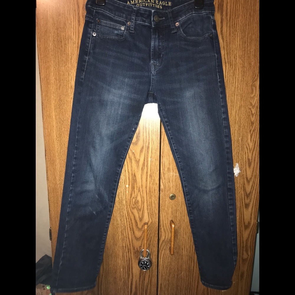 Dark blue American Eagle skinny jean